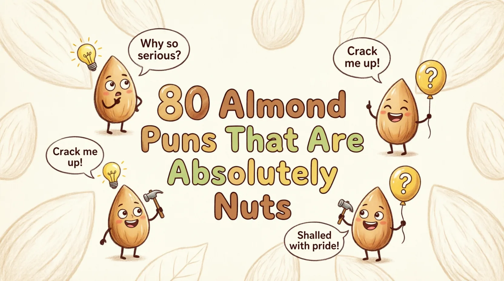 80 Almond Puns That Are Absolutely Nuts almond puns and jokes