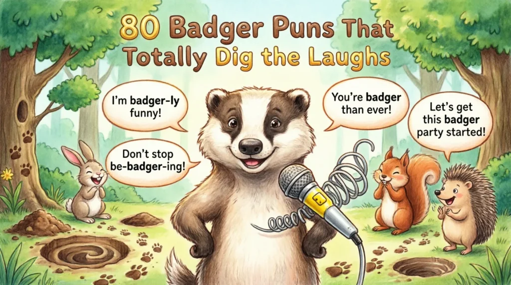 badger puns