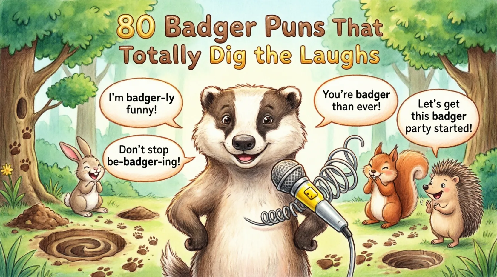 80 Badger Puns That Totally Dig the Laughs badger puns