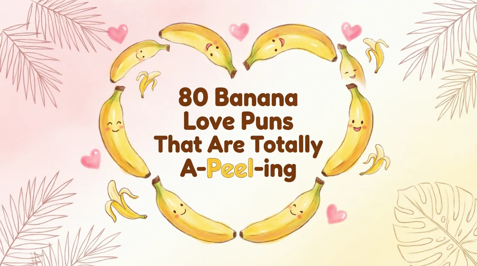 80 Banana Love Puns That Are Totally A-Peel-ing banana love puns