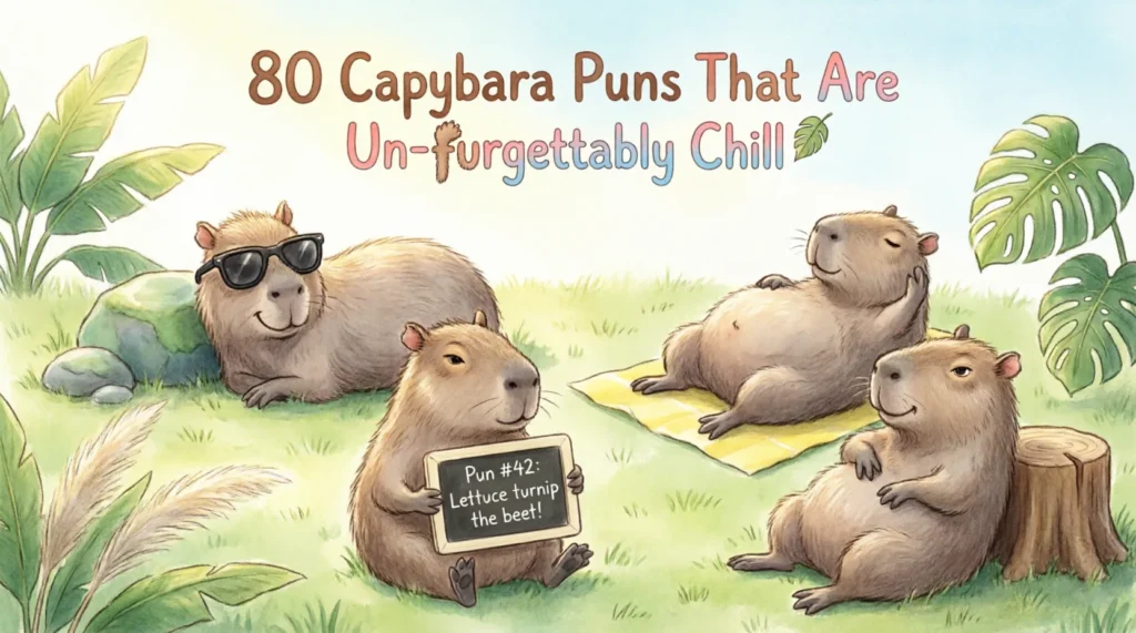 capybara puns