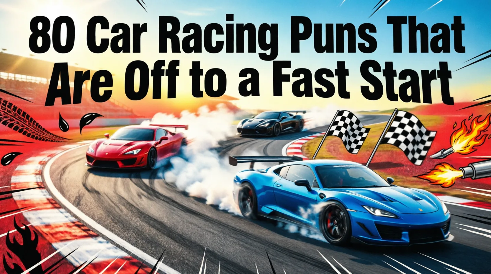 car racing puns
