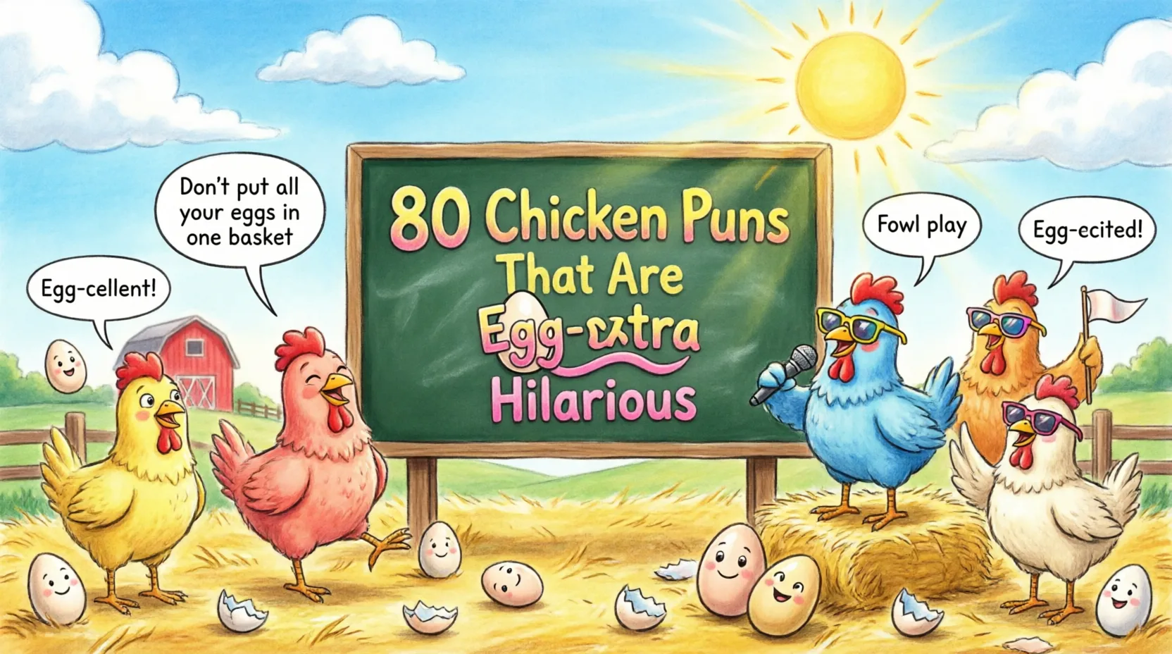 80 Chicken Puns That Are Egg-stra Hilarious chicken puns
