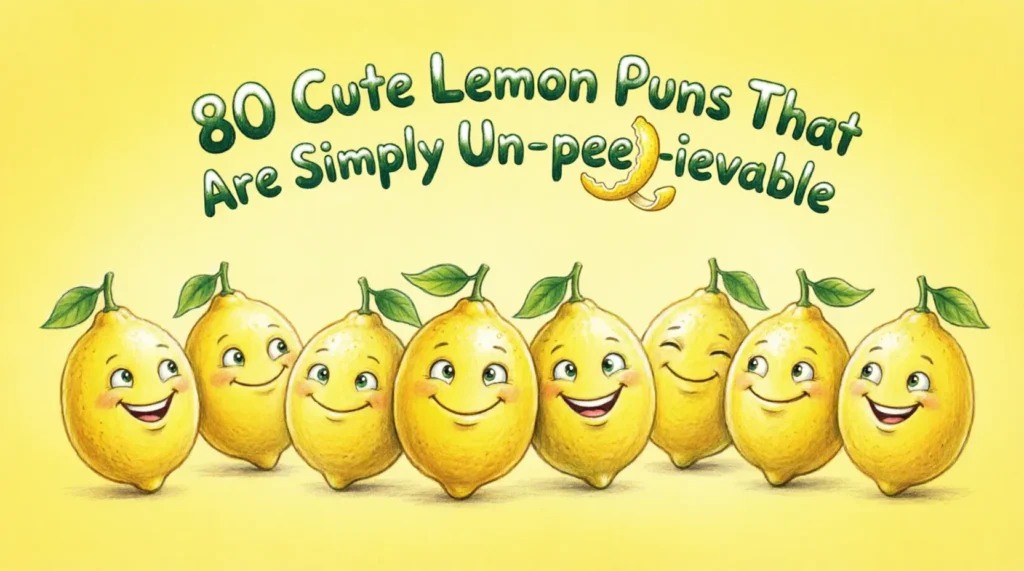 cute lemon puns