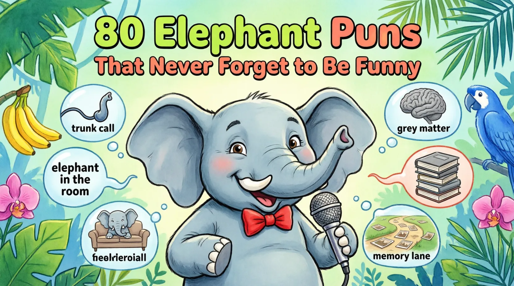 80 Elephant Puns That Never Forget to Be Funny elephant puns