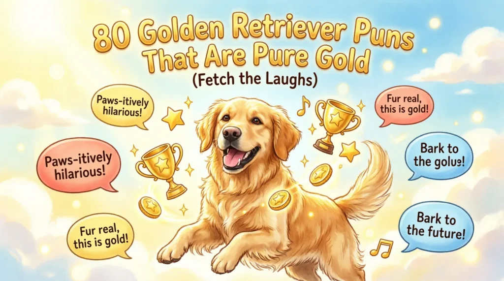 golden retriever puns