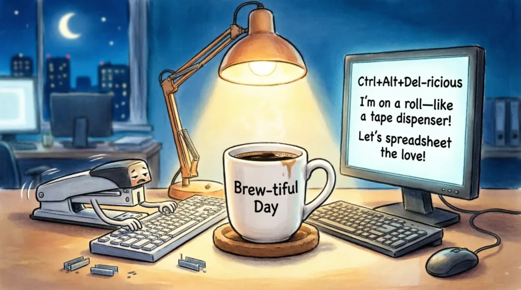 desk puns