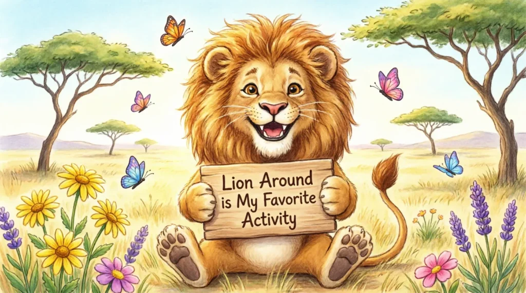 lion puns