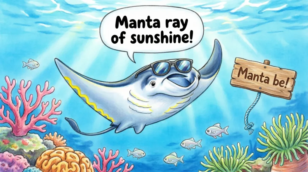 manta ray puns